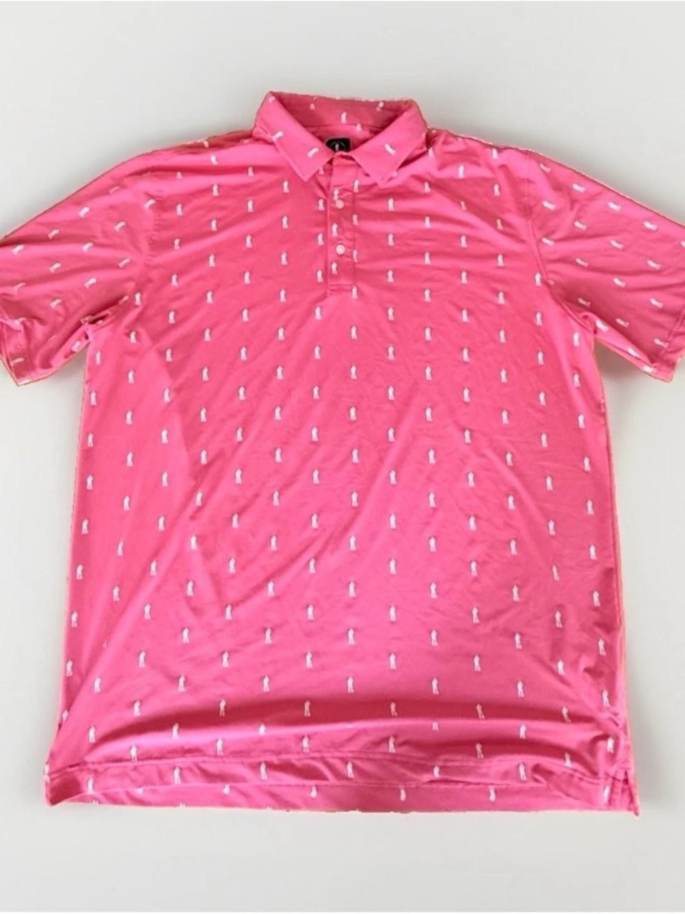 U Suck At Golf Apparel Co. "Here For Beer" Performance Polo